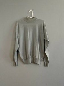Vintage BP Florence Italy Merino Wool Light Blue Pullover Sweater Sz L